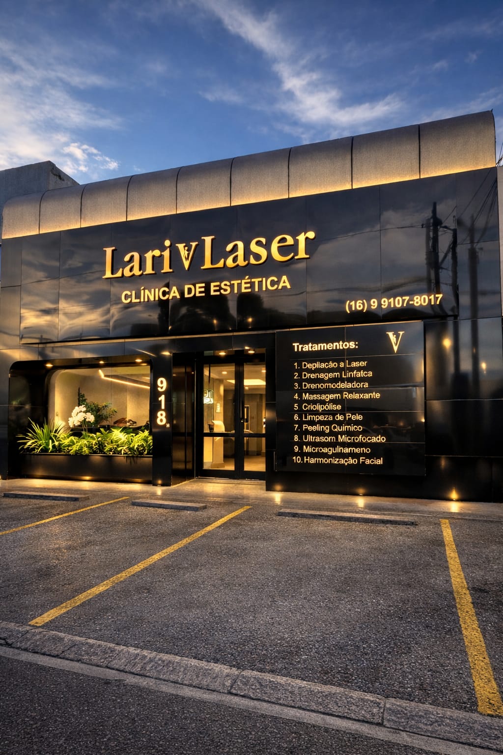 Fachada da clínica Lari V Laser